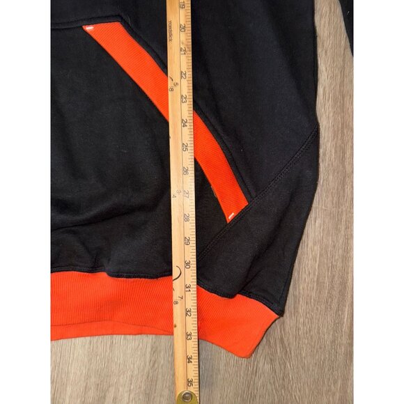 San Francisco Giants Majestic Black/Orange Hoodie Sweatshirt 3XL Polyester Mens - Picture 8 of 9